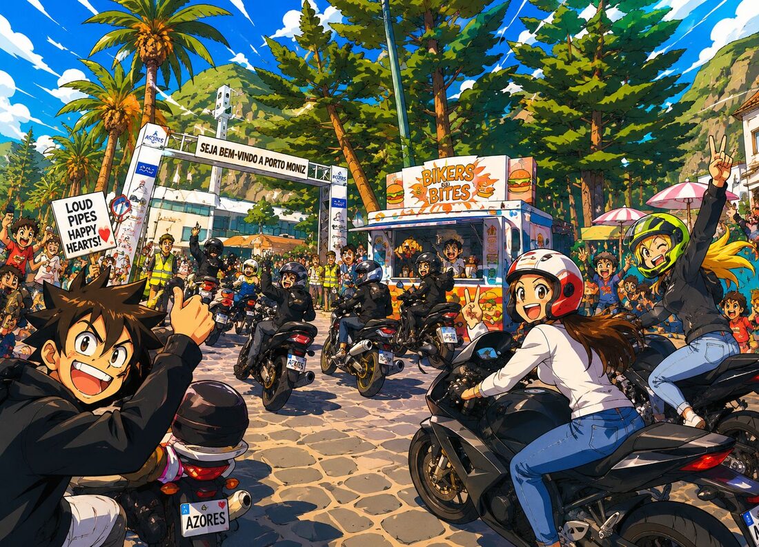 Biker-Treffen auf Madeira